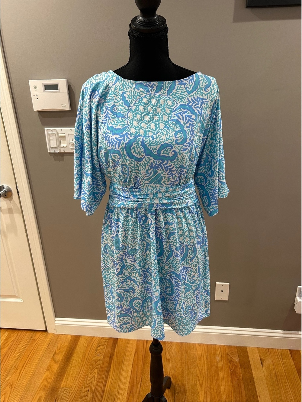 Lilly Pulitzer Parigi Skort Romper in Blue and White, Size M, New with Tags